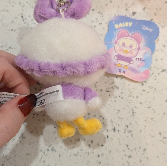 Top Toy Disney Squinting Sleepwear Daisy Duck Plush Toy - Purple and Yellow - Picture 4 of 5